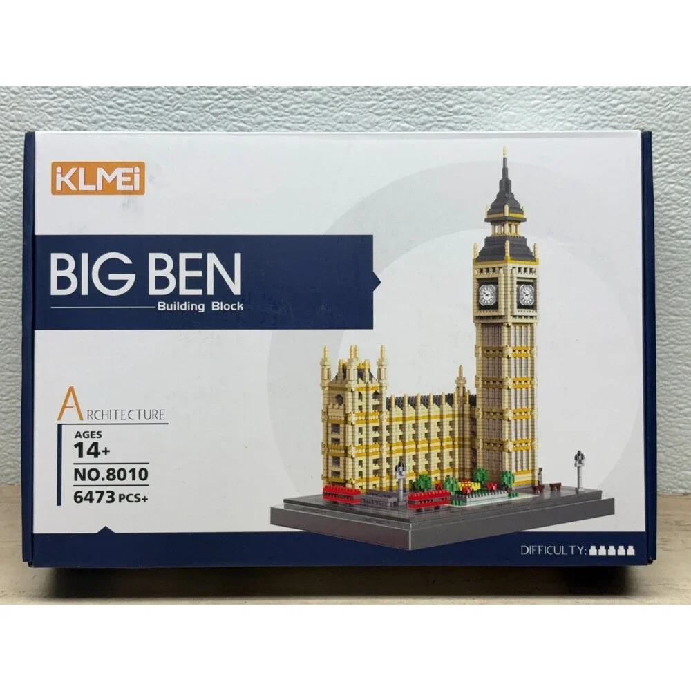 KLMEI Big Ben Building Block Set 6473pcs New In Box